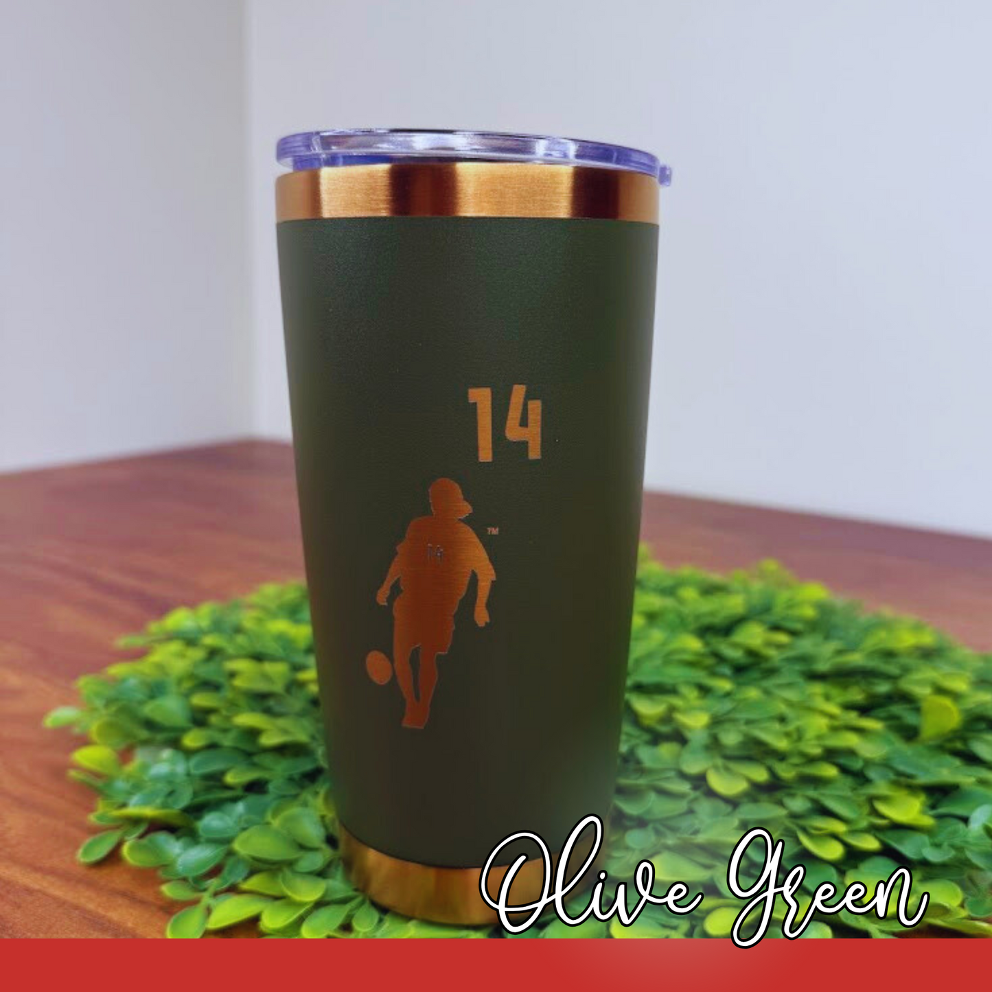 BVW 20oz Copper Engraved Stainless Steel Tumbler