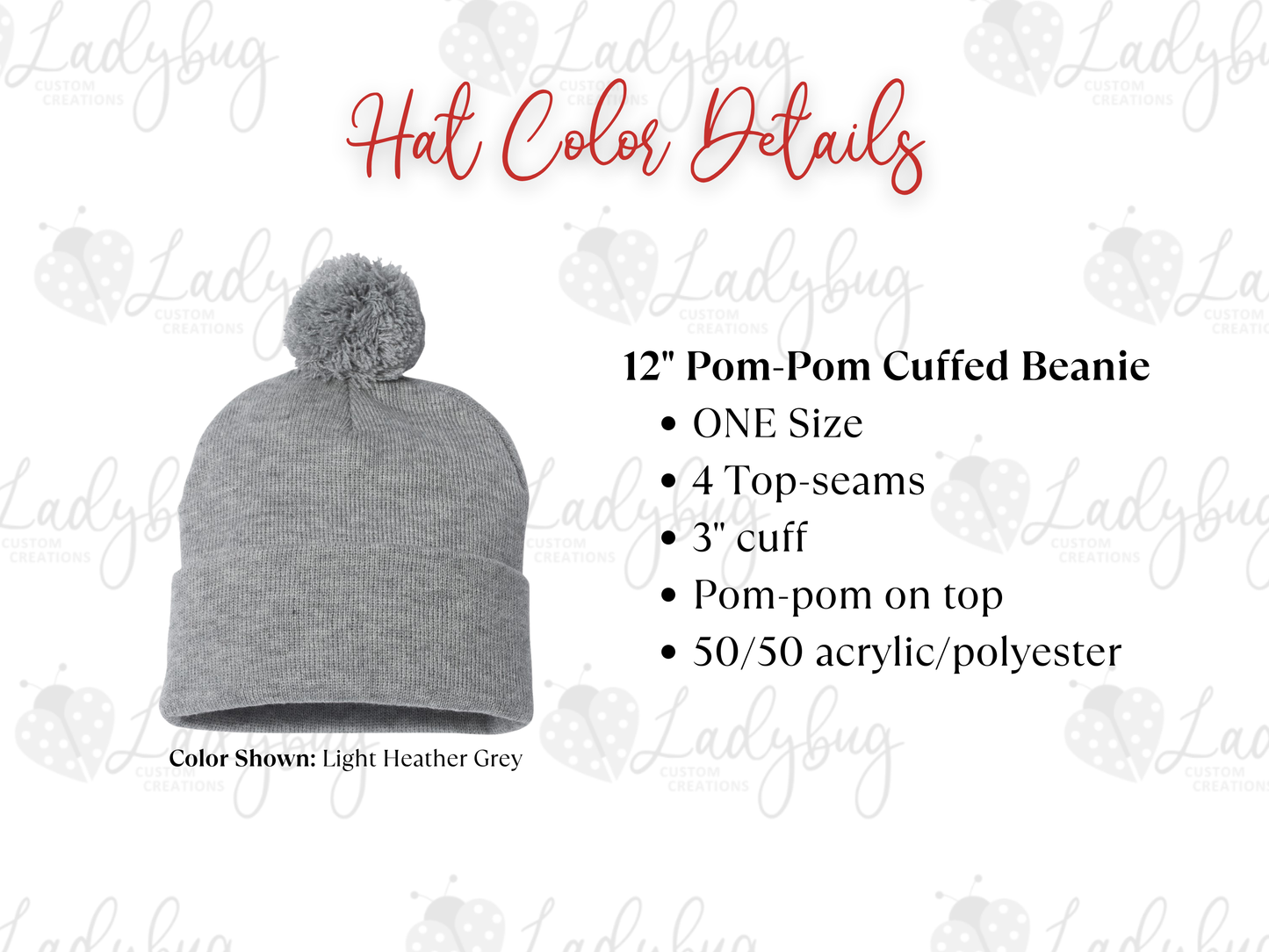 Embroidered Girl Scout Cookie Boss Beanie Hat