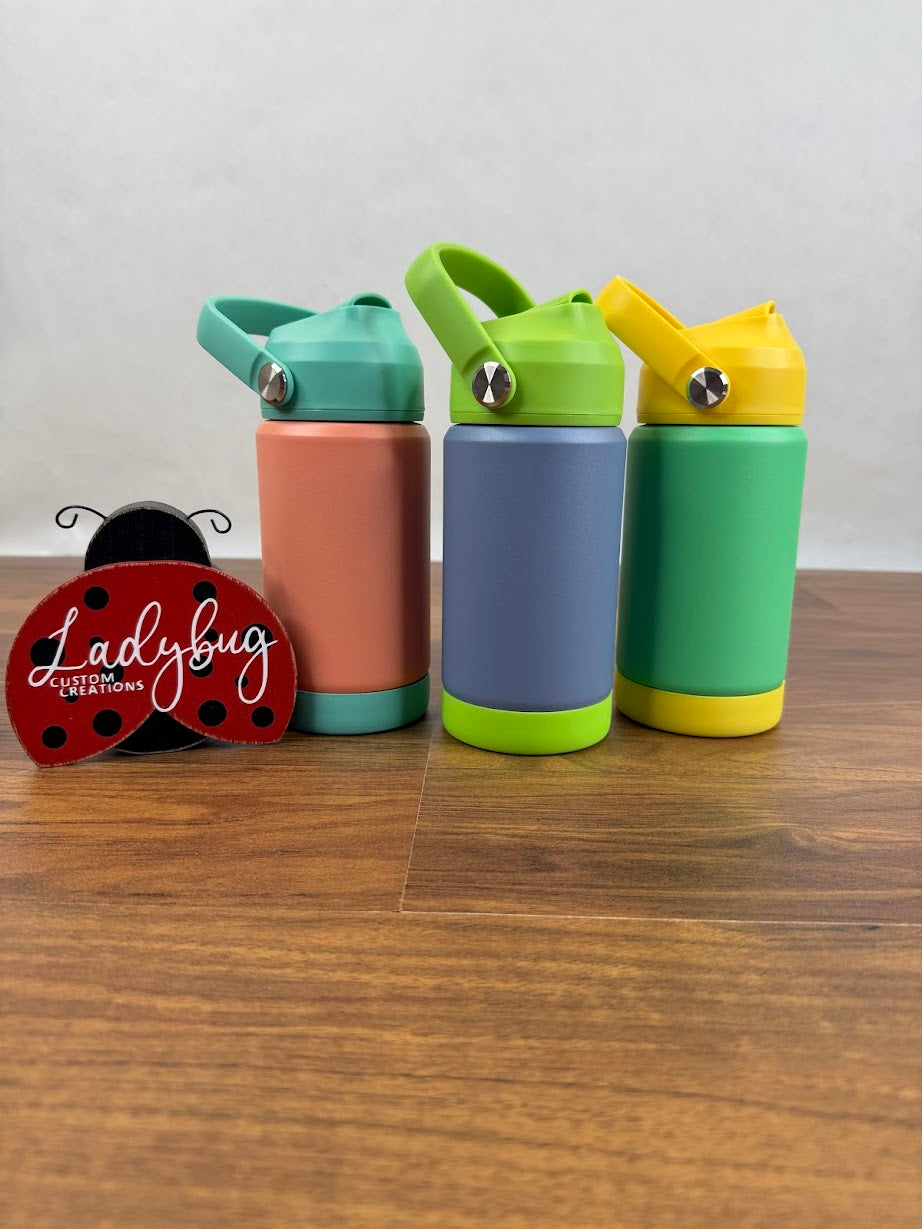 Little Cheesehead Stainless Steel Engraved Water Bottle - 12oz.