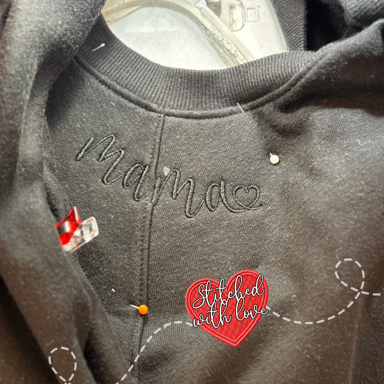 Bride Crewneck Custom Neckline Embroidery - Future Mrs. Embroidered Sweatshirt