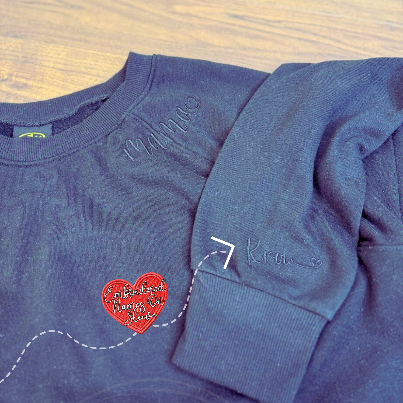 Bride Crewneck | Future Mrs. Embroidered Sweatshirt | Custom Neckline Embroidery | Wedding Gift | Gildan Unisex Fit