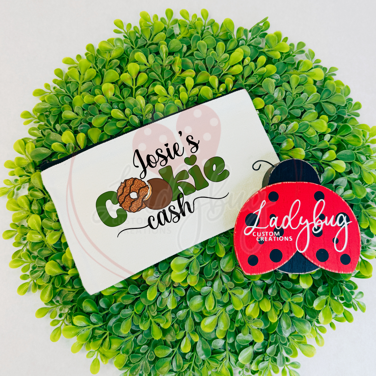 Personalized Girl Scout Cookie Money Pouch