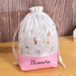 Embroidered He Is Risen Drawstring Easter Bags