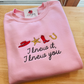 I Knew It I Knew You Sweatshirt, Cowgirl Hat Western Rope Font Crewneck