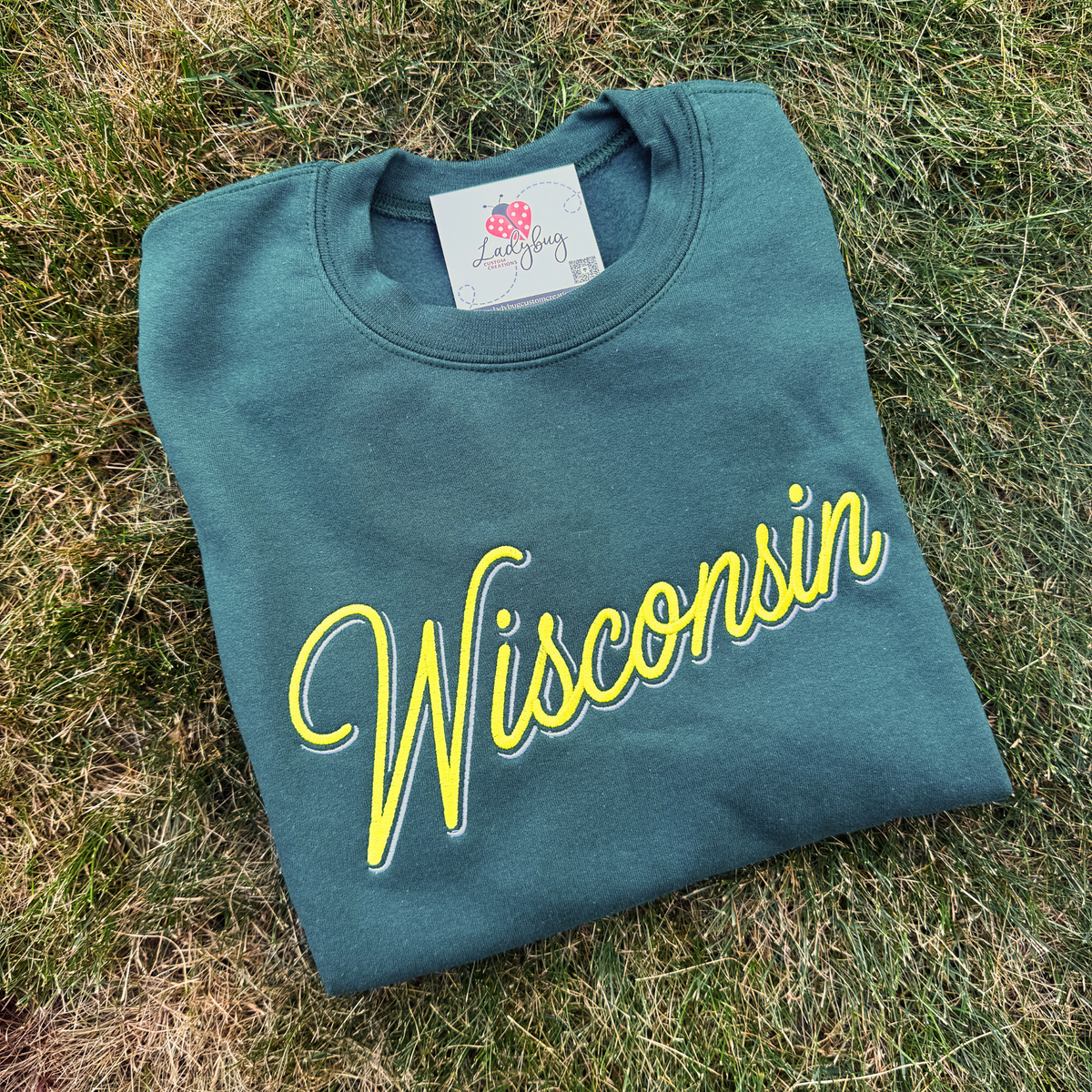 Wisconsin Embroidered Crewneck Sport Crewneck
