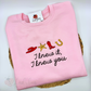 I Knew It I Knew You Sweatshirt, Cowgirl Hat Western Rope Font Crewneck