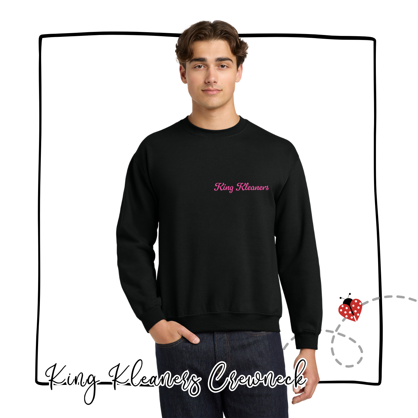 King Kleaners Crewneck Sweatshirt - Black