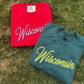 Wisconsin Embroidered Crewneck Sport Crewneck