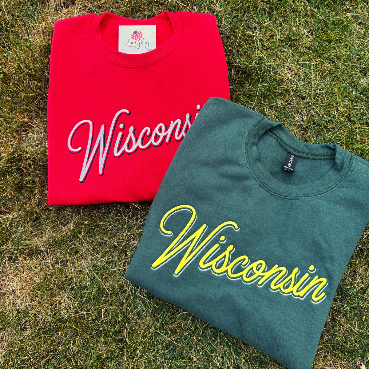 Wisconsin Embroidered Crewneck Sport Crewneck