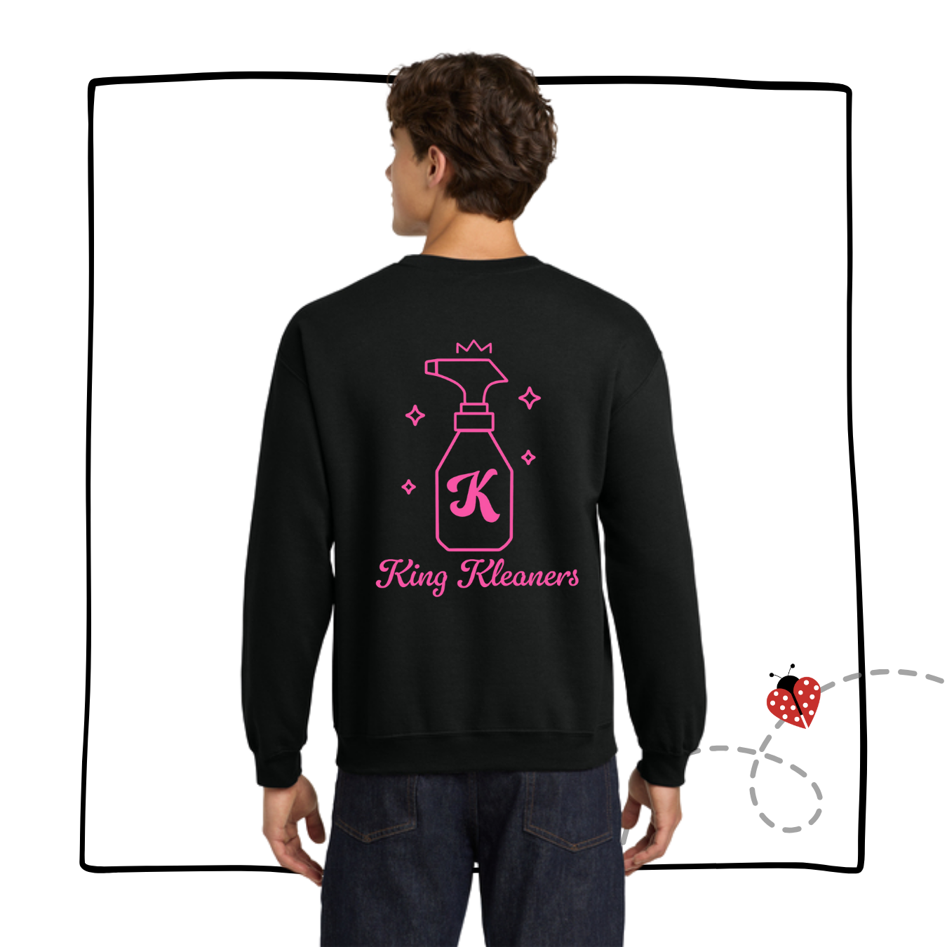 King Kleaners Crewneck Sweatshirt - Black