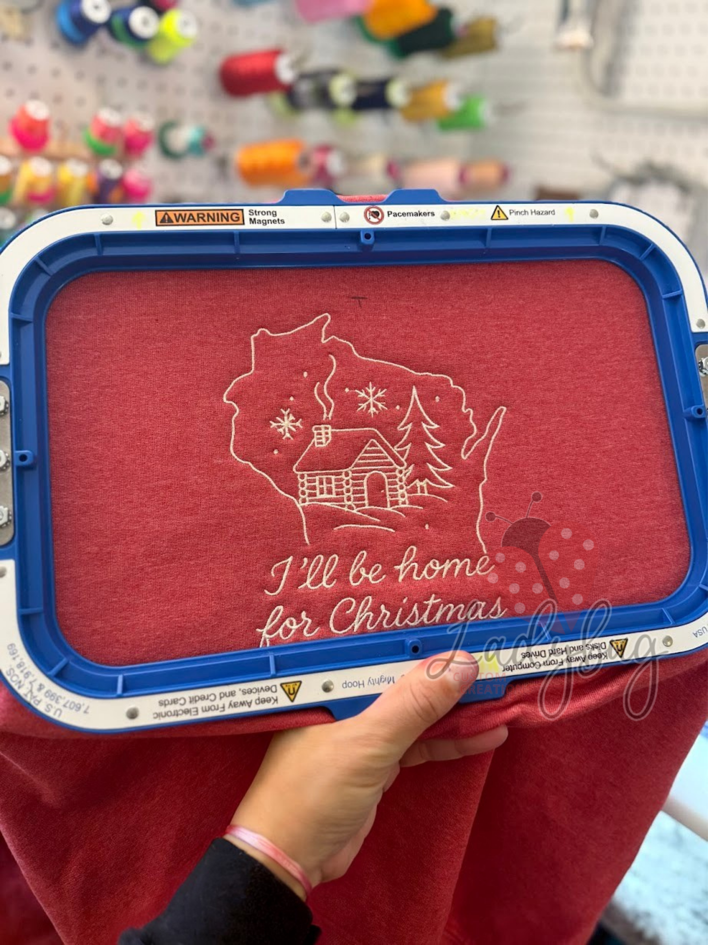 Midwest Christmas Sweatshirt – Wisconsin Embroidered Holiday Crew, Cozy Winter Gift