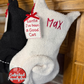 Cat Personalized Christmas Stocking - Embroidered