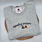 Spooky Season Embroidered Crewneck | Halloween Sweatshirt