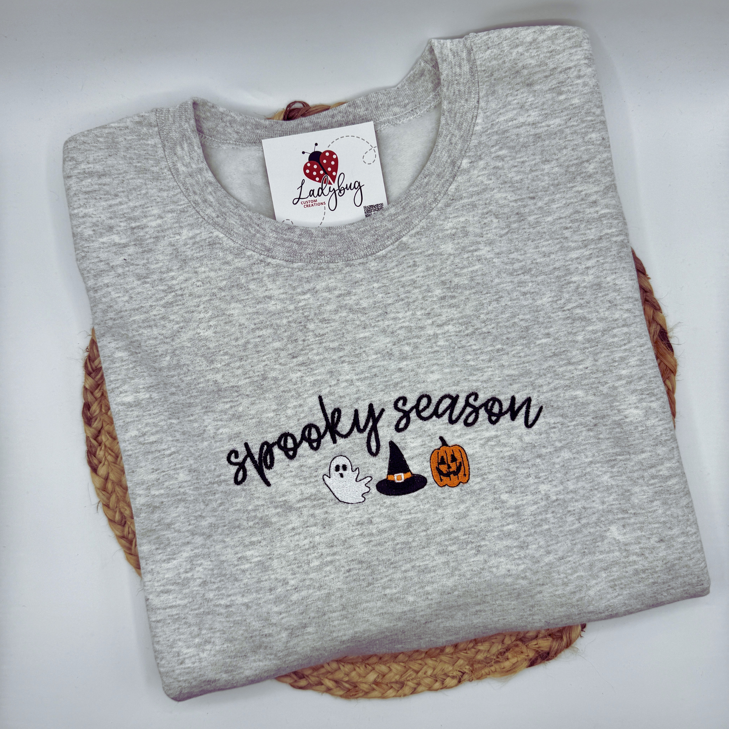 Spooky Season Embroidered Crewneck | Halloween Sweatshirt