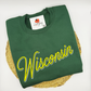 Wisconsin Embroidered Crewneck Sport Crewneck