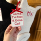 Cat Personalized Christmas Stocking - Embroidered