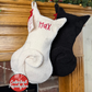 Cat Personalized Christmas Stocking - Embroidered