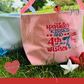 4th Of July Patriotic Seersucker Embroidered Parade Bucket Tote Bag