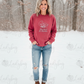 Midwest Christmas Sweatshirt – Wisconsin Embroidered Holiday Crew, Cozy Winter Gift