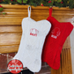 Dog Bone Knit Personalized Christmas Stocking - Embroidered
