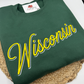 Wisconsin Embroidered Crewneck Sport Crewneck