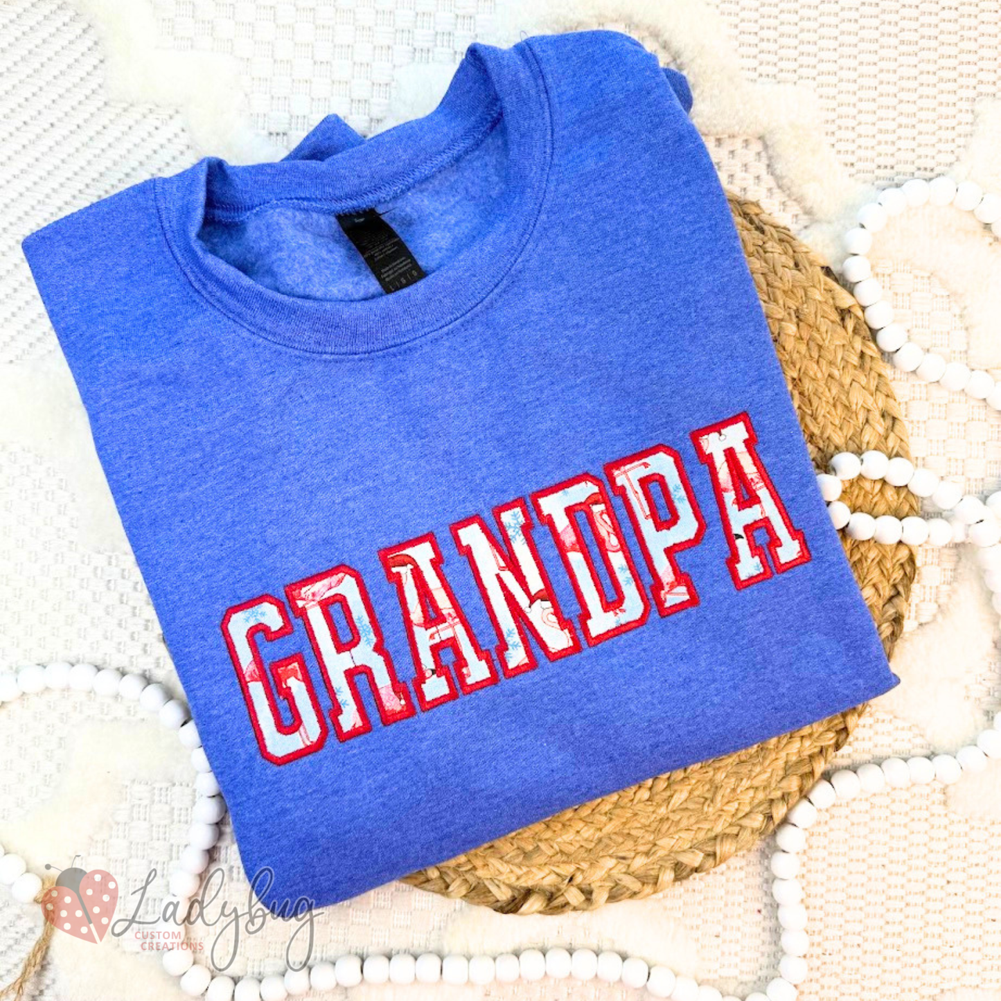 Custom Name Keepsake Sweatshirt – Made From Your Loved Ones Belongings