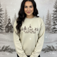Oh Come Let Us Adore Him Embroidered Sweatshirt – Christian Christmas Crewneck, Religious Holiday Gift