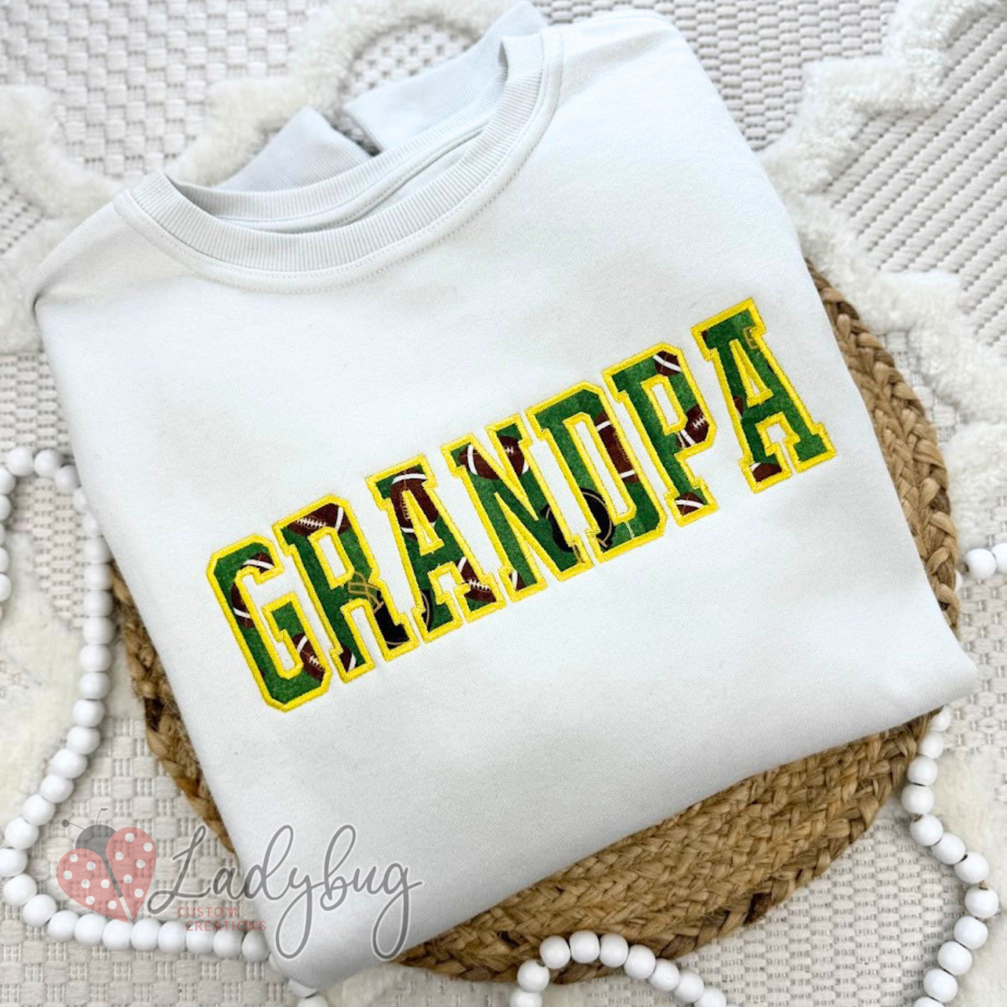 Custom Name Keepsake Sweatshirt – Made From Your Loved Ones Belongings