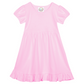 Personalized Easter Embroidered Puff Sleeve Ruffle Dress