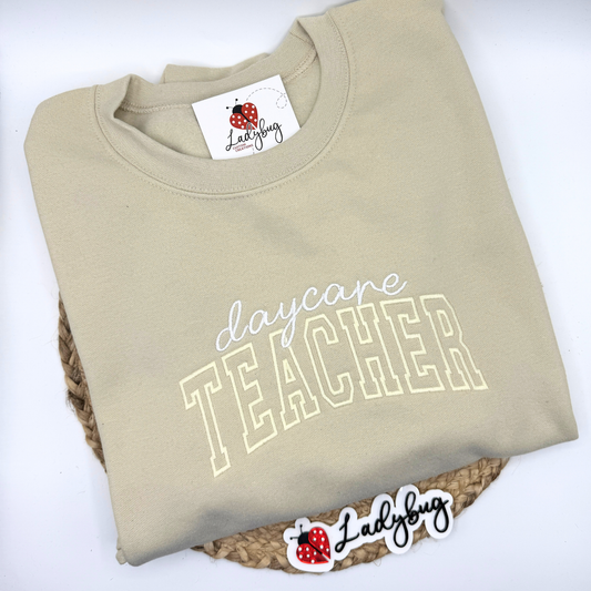 Teacher Crewneck with Custom Title