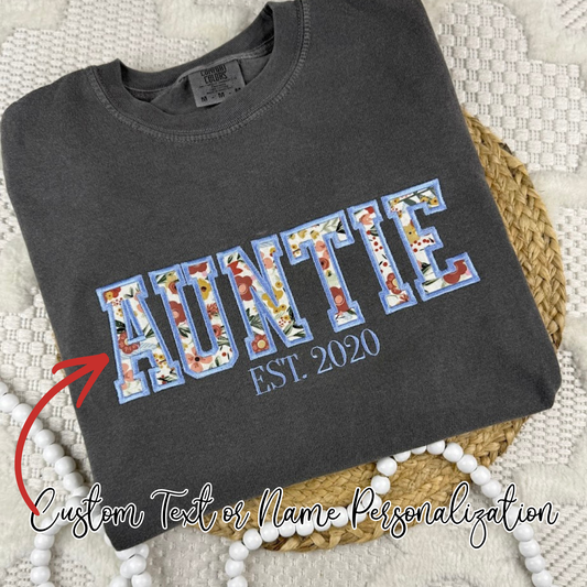 Custom Name Keepsake Sweatshirt – Made From Your Loved Ones Belongings
