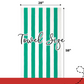 Custom Dog Breed Embroidered Beach Towel with Name – Personalized Cabana Stripe Towel for Dog Lovers – 125 Breeds, Dog Lover Gift