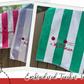 Personalized Embroidered Teacher Towels – End of Year or Teacher Appreciation Gift with Name & Gift Tag