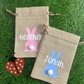 Burlap Easter Bunny Treat Favor Bags