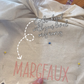 Embroidered Personalized Easter Wicker Basket with Bow Font