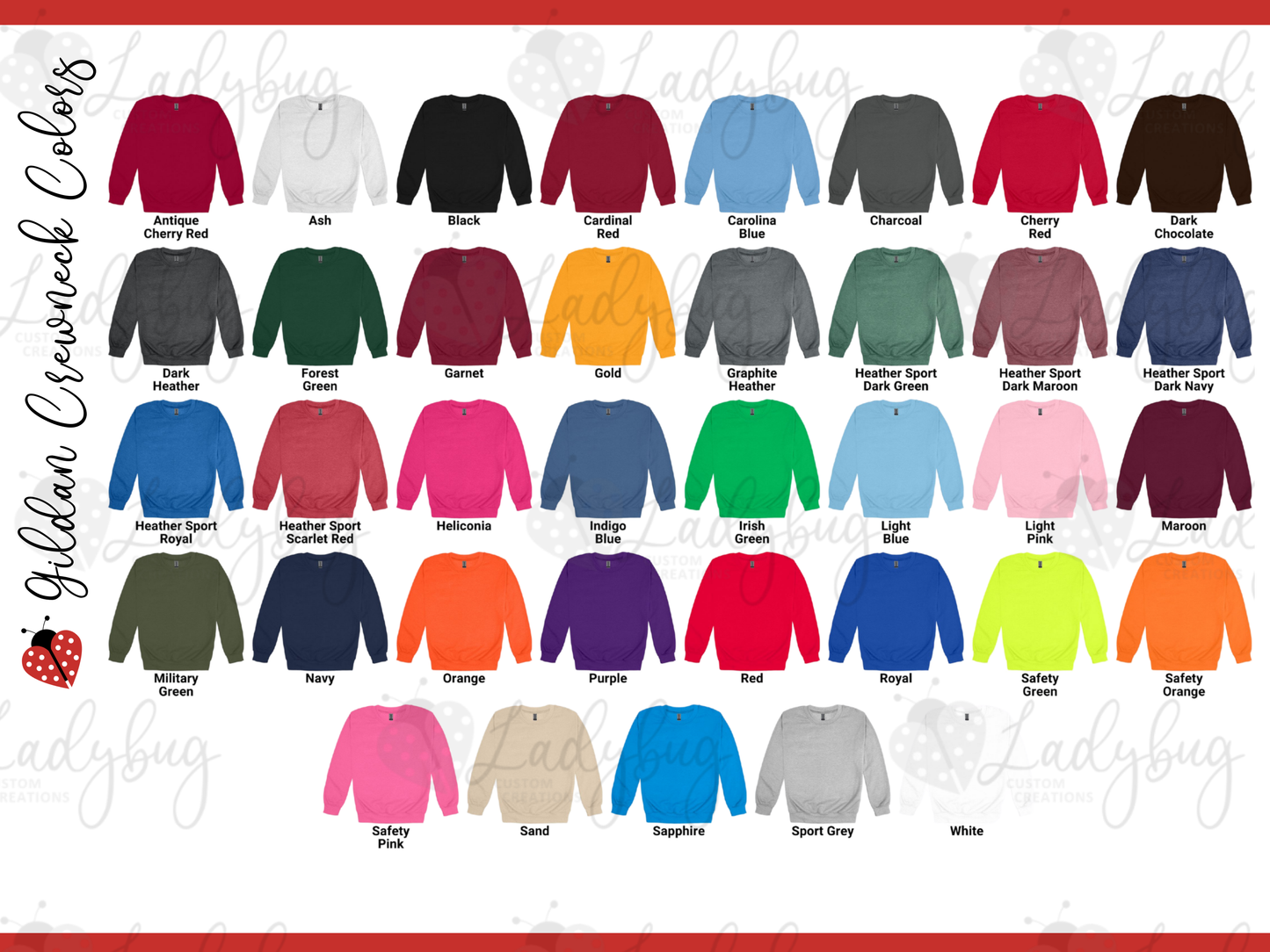 Custom Embroidered Name Crewneck - Personalized Text Sweatshirt