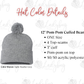 Embroidered Girl Scout Cookie Boss Beanie Hat