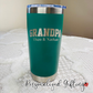 20oz Laser Engraved Tumblers | Custom Logo Upload or Name | Corporate Gifts | Bridal Party Cups