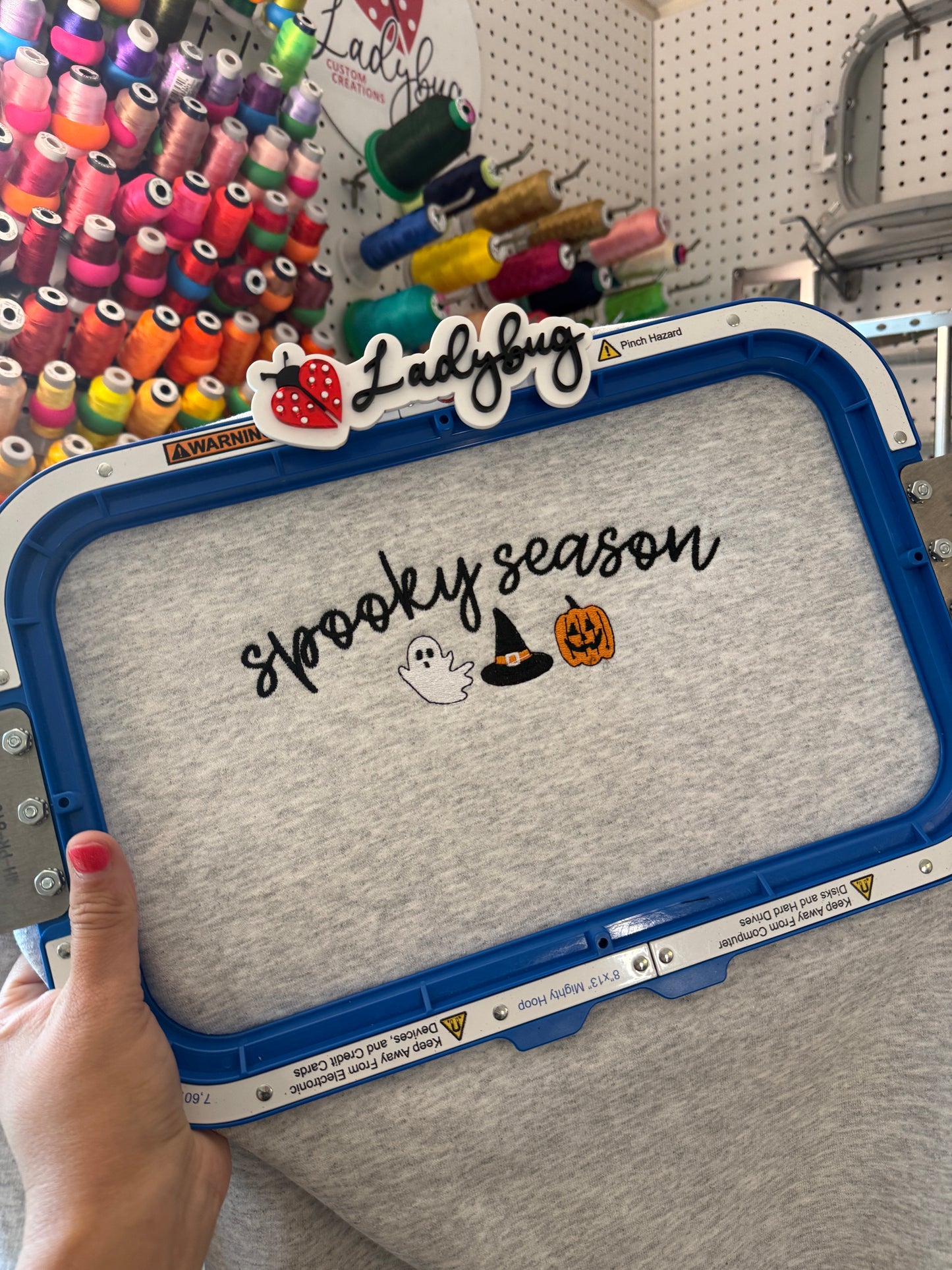 Spooky Season Embroidered Crewneck | Halloween Sweatshirt
