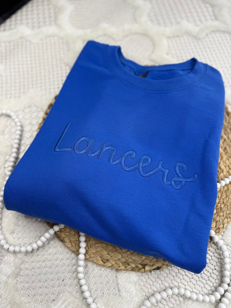 Custom Embroidered Name Crewneck - Personalized Text Sweatshirt