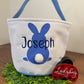 Embroidered Bunny Butt Easter Basket - Easter Tote Bag