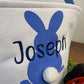 Embroidered Bunny Butt Easter Basket - Easter Tote Bag
