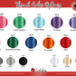 Personalized Round Baseball Towel with Fringe – Custom Name Embroidery
