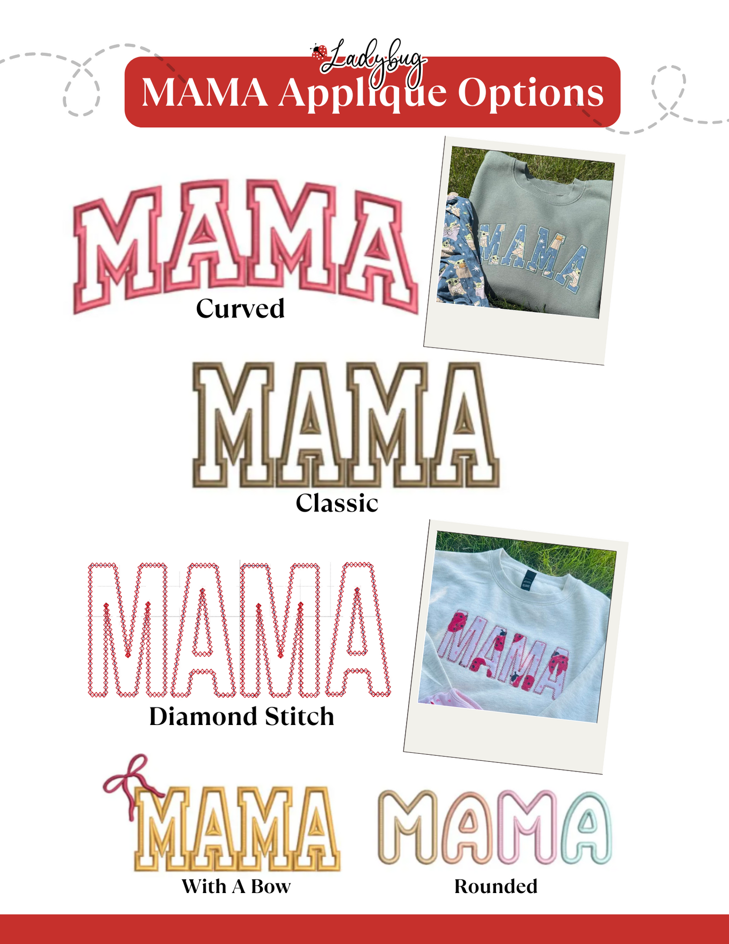 MAMA Sweatshirt - Custom Baby Keepsake Sweatshirt – Made From Your Child’s Outfits & Blankets