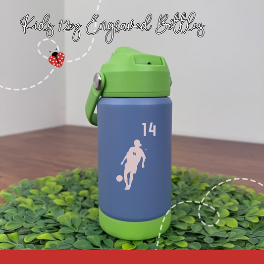 BVW Kids Water Bottle - Blue & Green