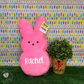 Pink Peep Large Marshmallow Bunny Plushie - 15in
