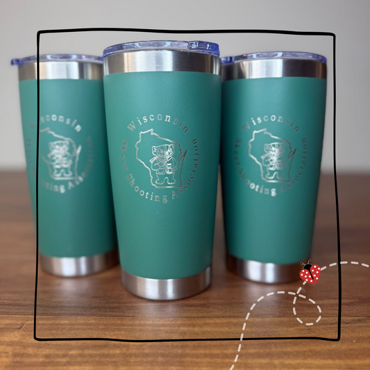 WSSA 20oz Engraved Stainless Steel Tumbler