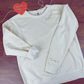 Embroidered MAMA Neckline Sweatshirt with Names On Sleeve - Gildan
