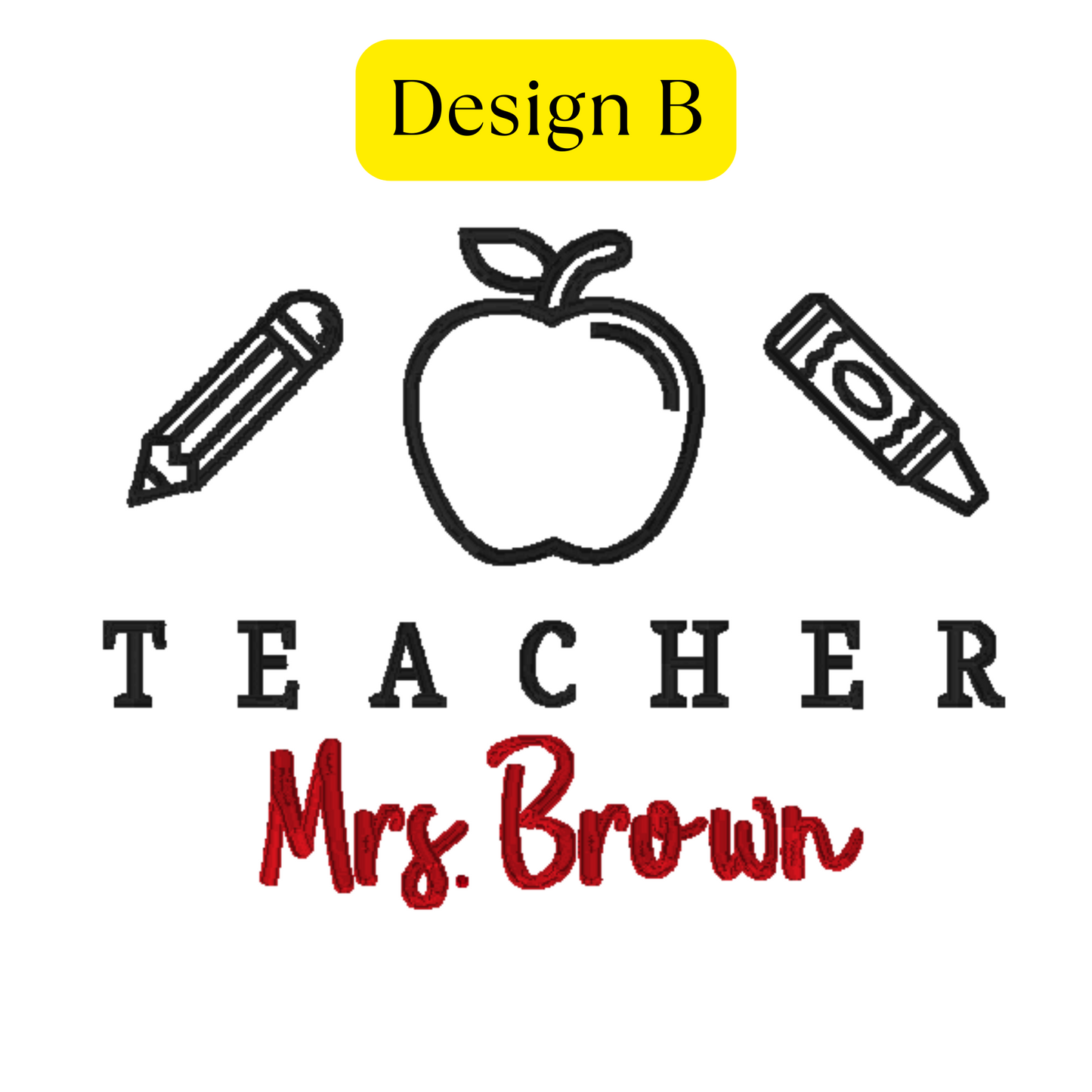Teacher Gift Tote Set – Personalized Canvas Tote + Coordinating Makeup Bag