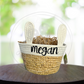 Personalized Rope Bunny Basket - Easter Basket